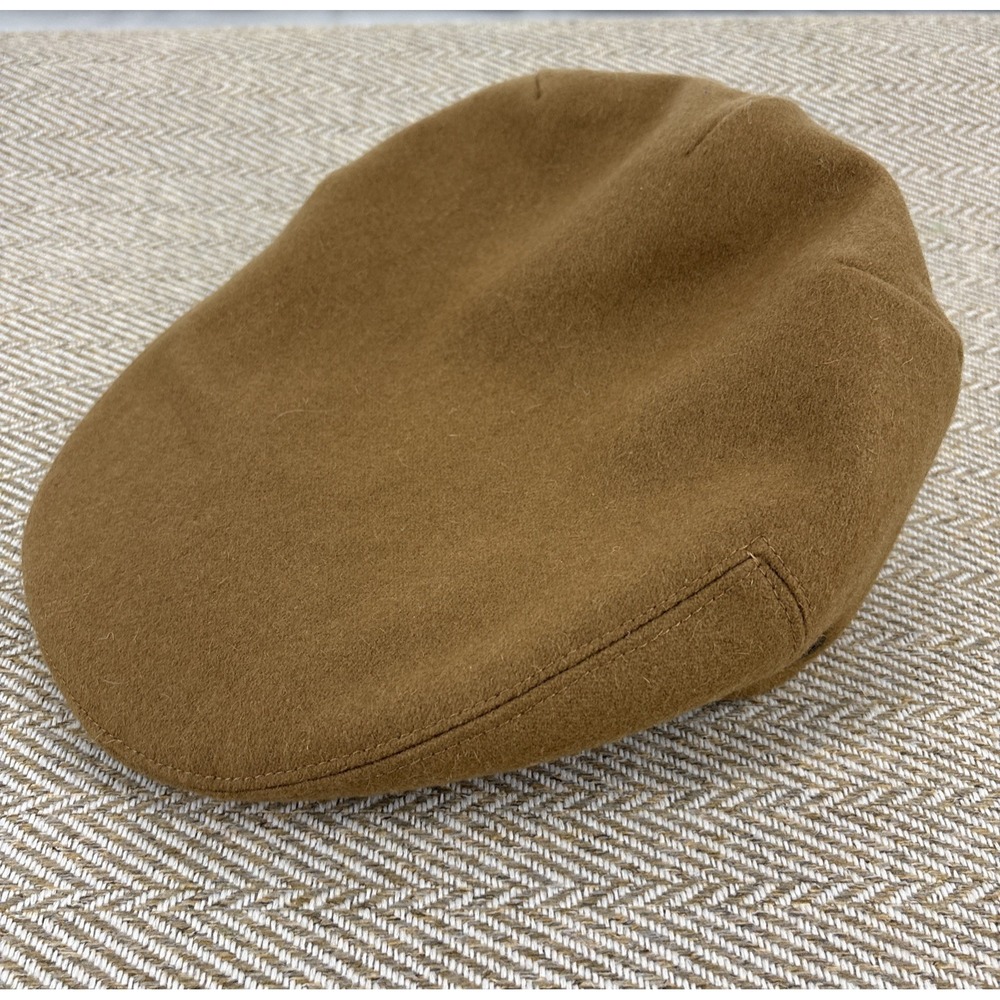 Walrus Brand Hats‎  Wool  Cap Snap Br. Quilted Interior Camel XL